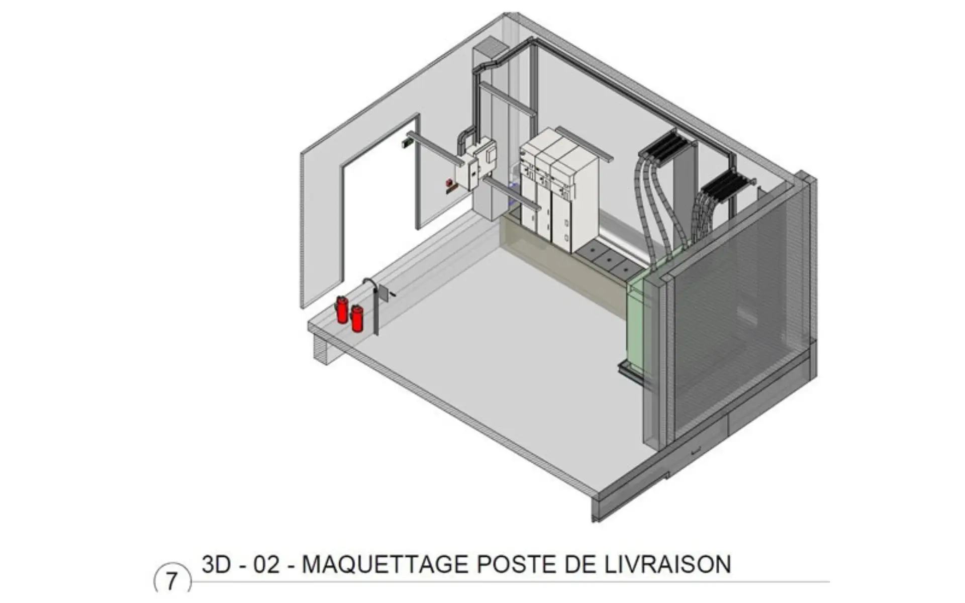 Maquettage de locaux techniques 3D1